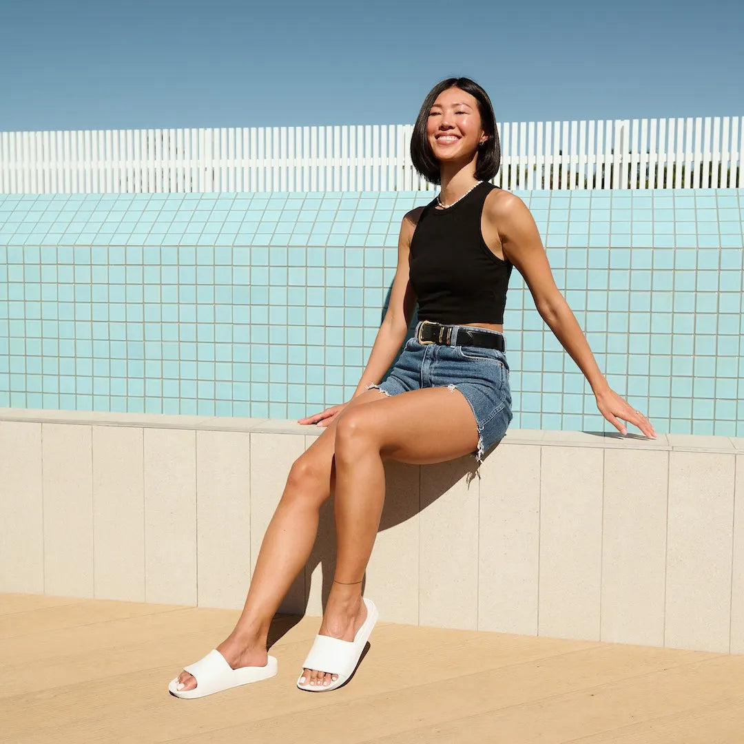 Arch Support Slides – Classic – White