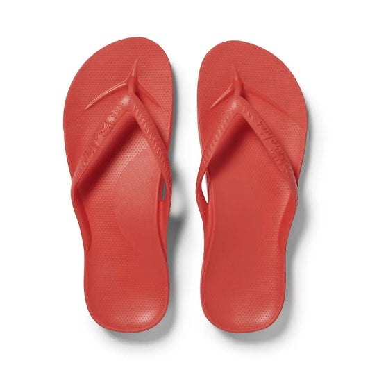 Arch Support Flip Flops – Classic – Coral