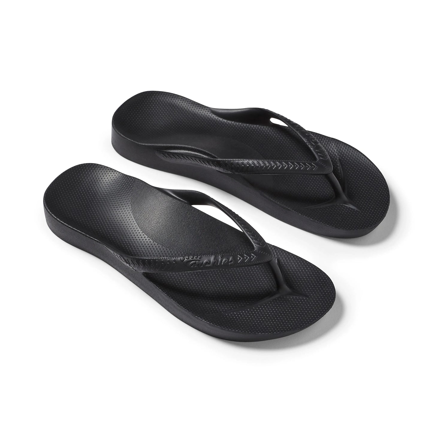 Arch Support Flip Flops – Classic – Black