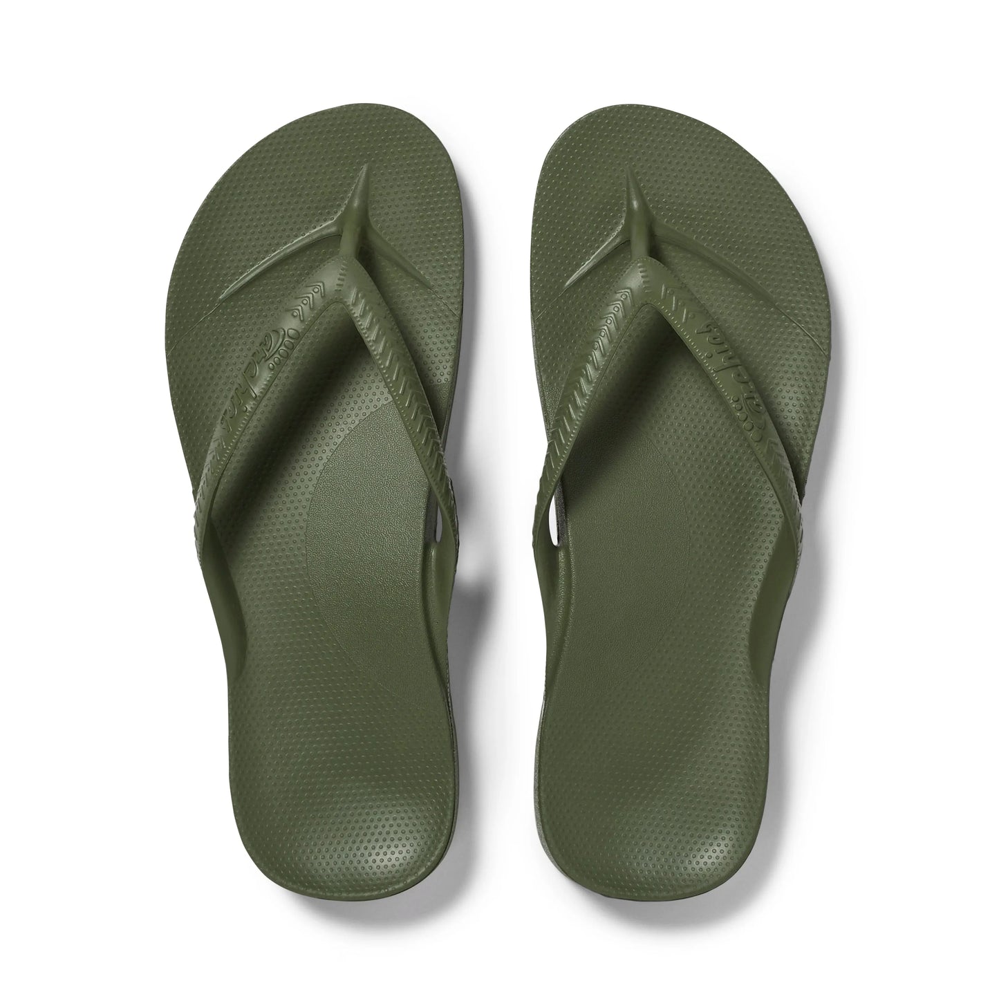 Arch Support Flip Flops – Classic – Olive