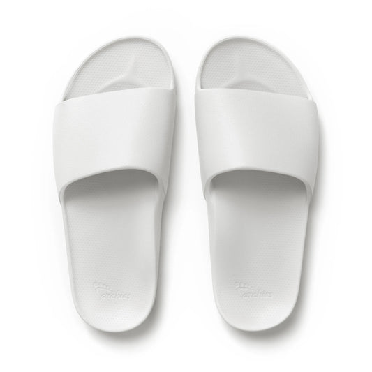 Arch Support Slides – Classic – White