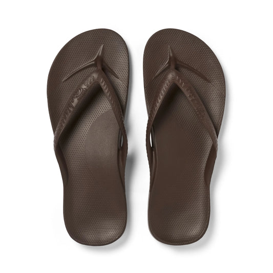 Arch Support Flip Flops – Classic – Brown