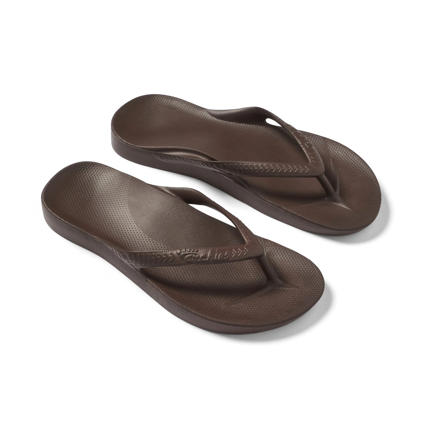 Arch Support Flip Flops – Classic – Brown