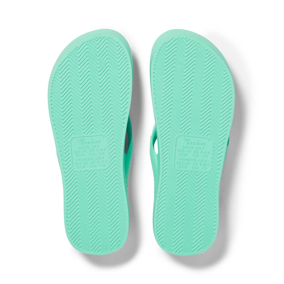 Kids – Arch Support Flip Flops – Mint