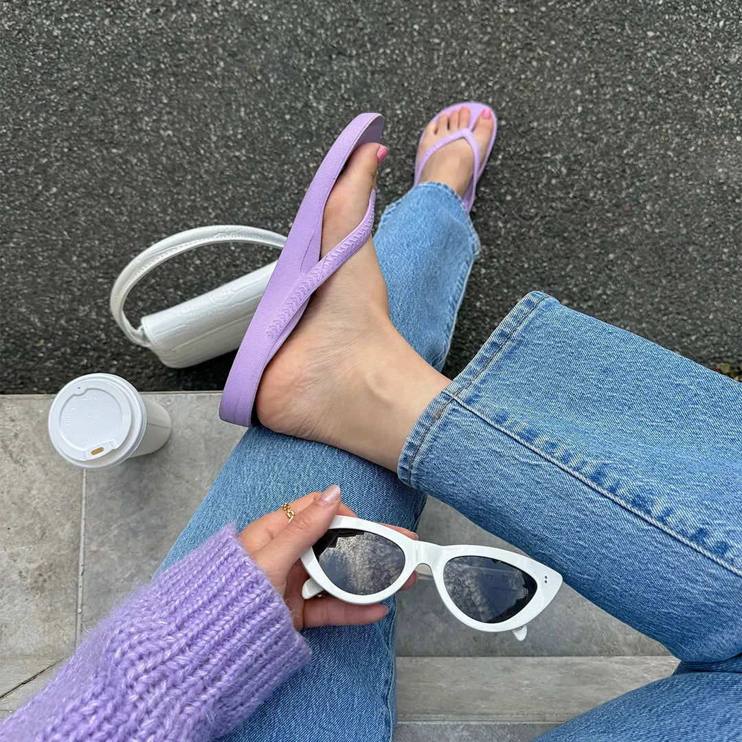 Arch Support Flip Flops – Classic – Lilac