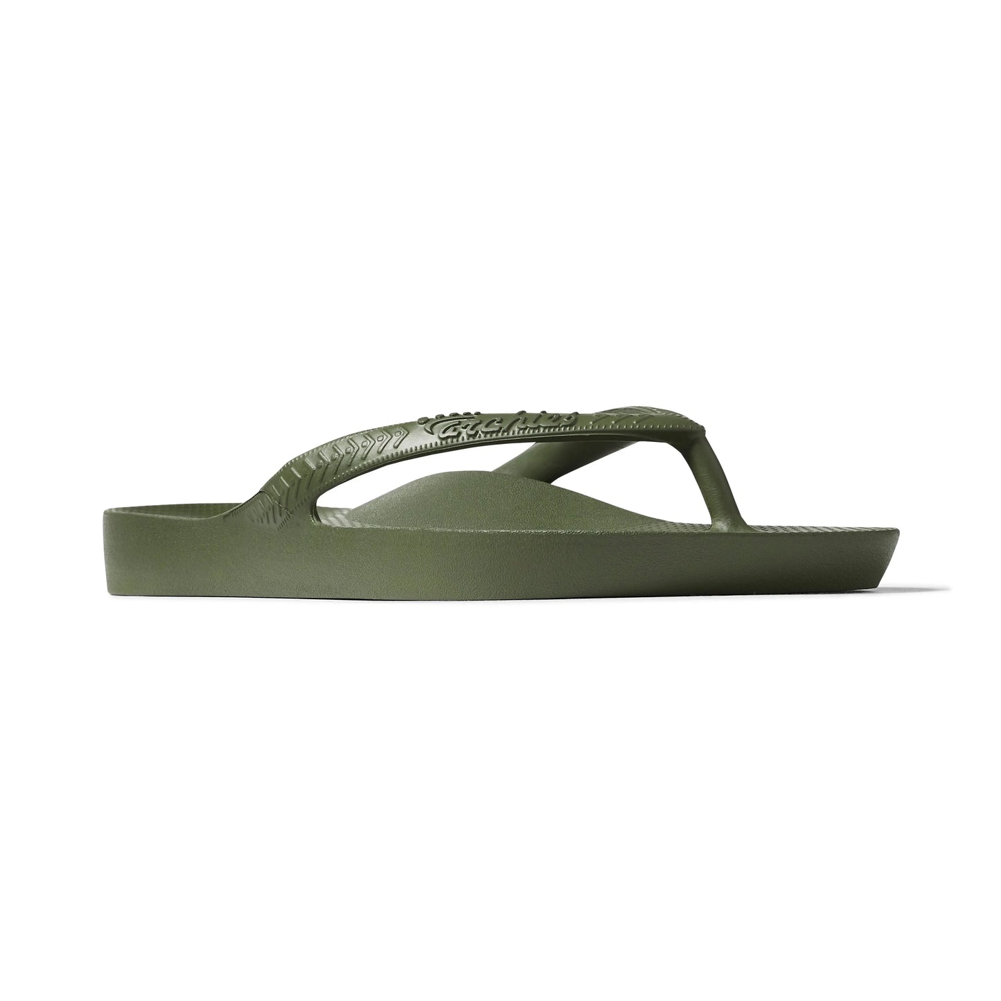 Arch Support Flip Flops – Classic – Olive
