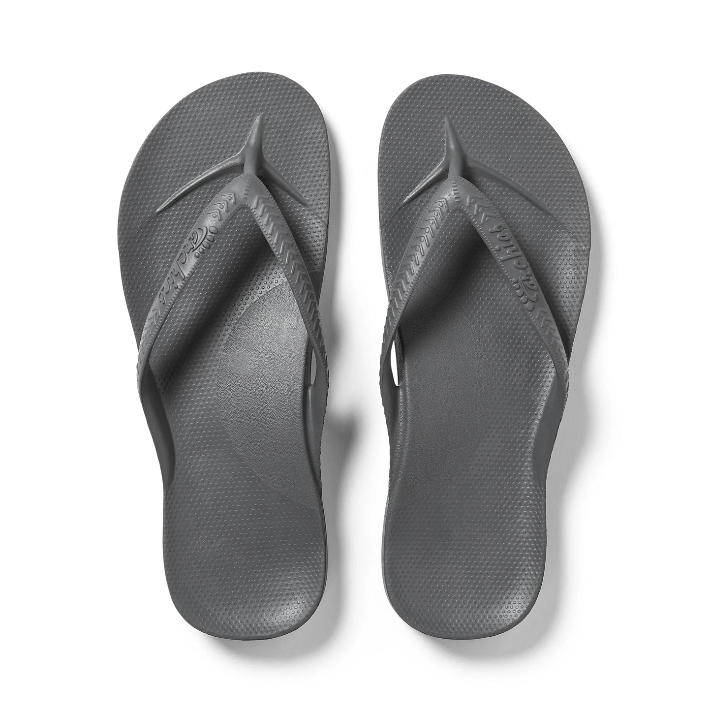 Arch Support Flip Flops – Classic – Charcoal