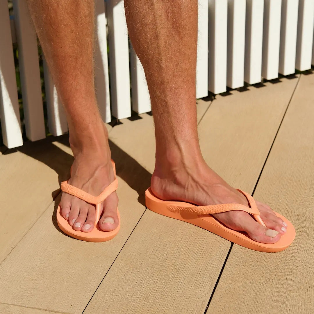 Arch Support Flip Flops – Classic – Peach