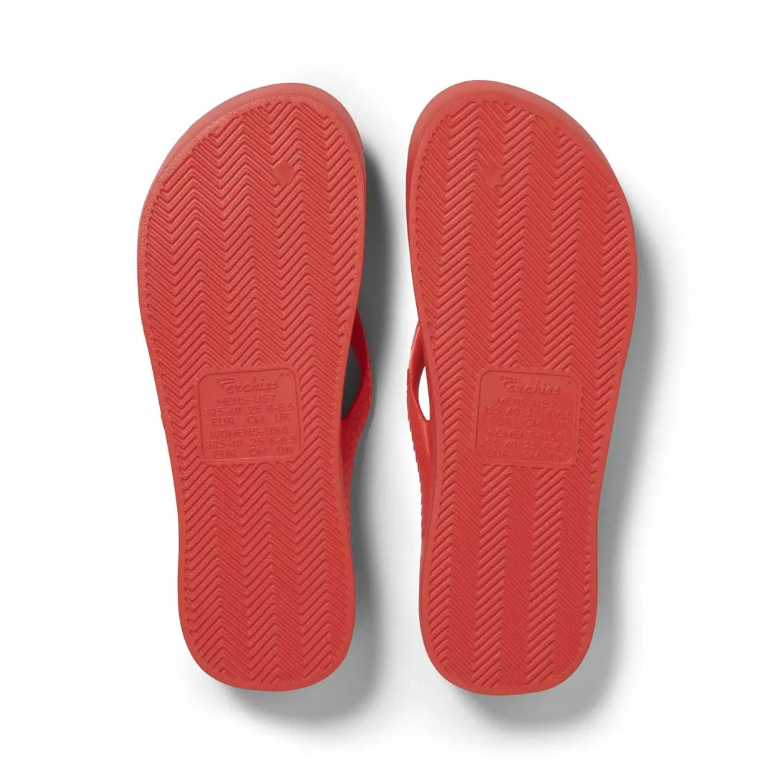 Kids – Arch Support Flip Flops – Coral
