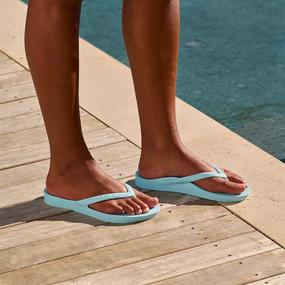 Arch Support Flip Flops – Classic – Sky Blue