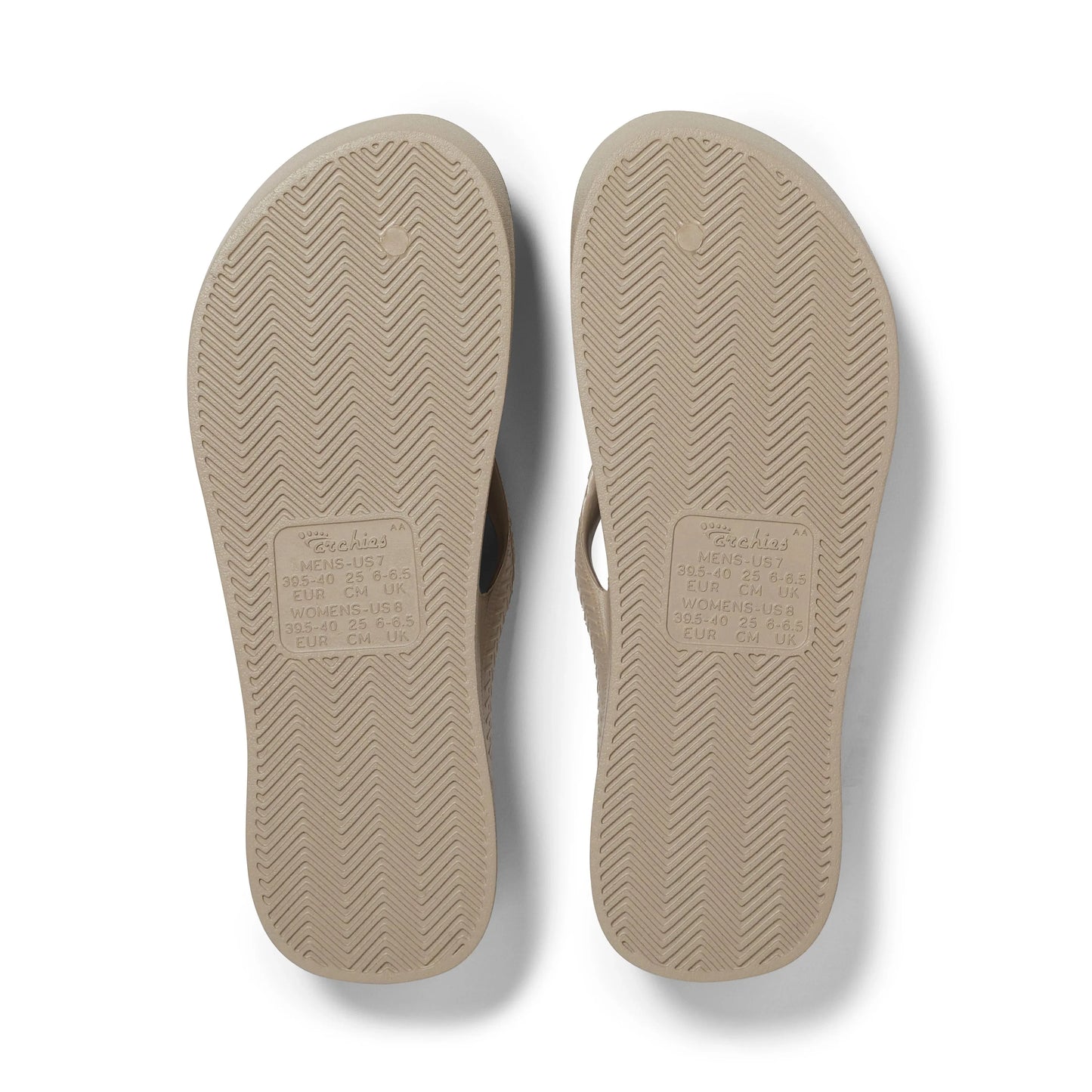 Arch Support Flip Flops – Classic – Taupe