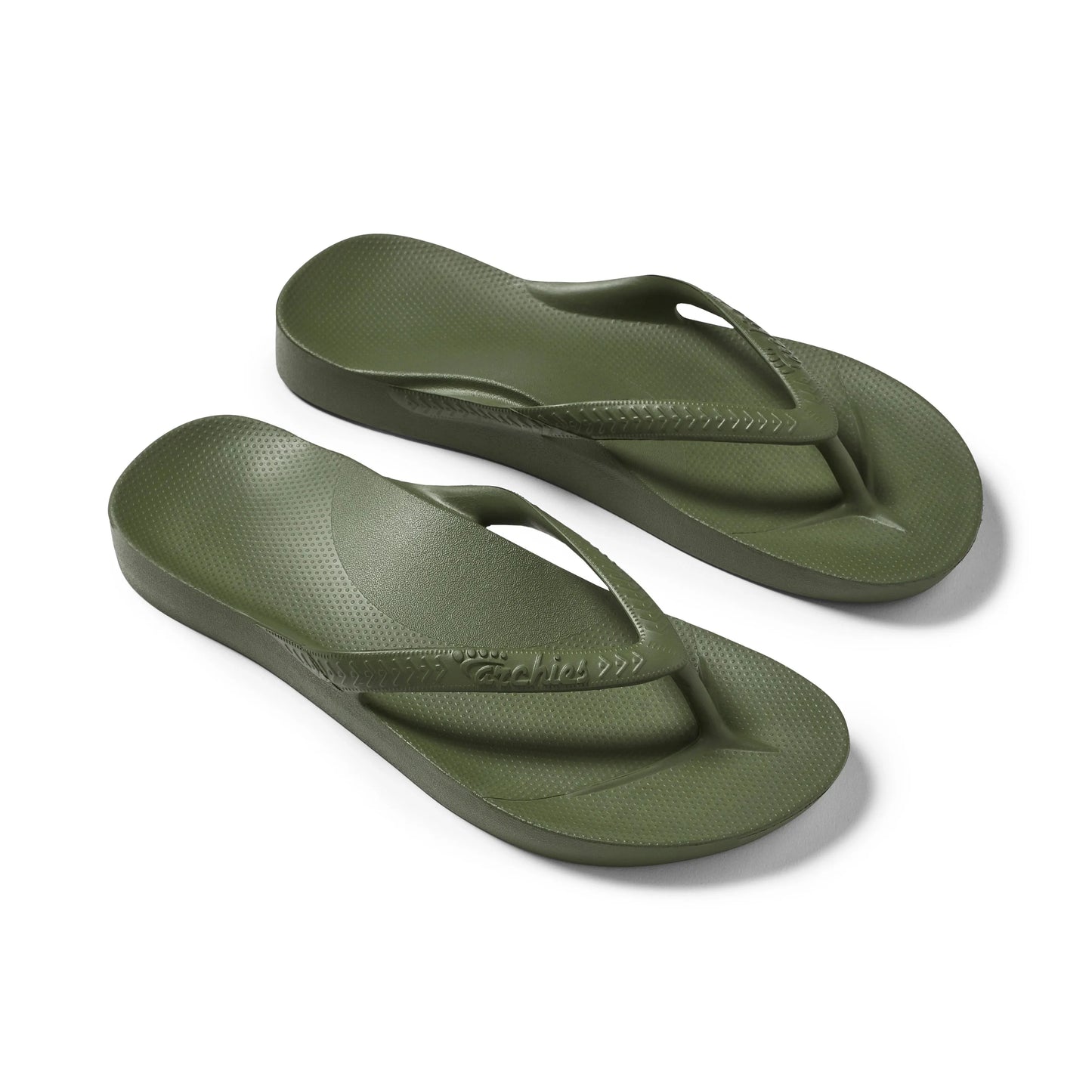 Arch Support Flip Flops – Classic – Olive