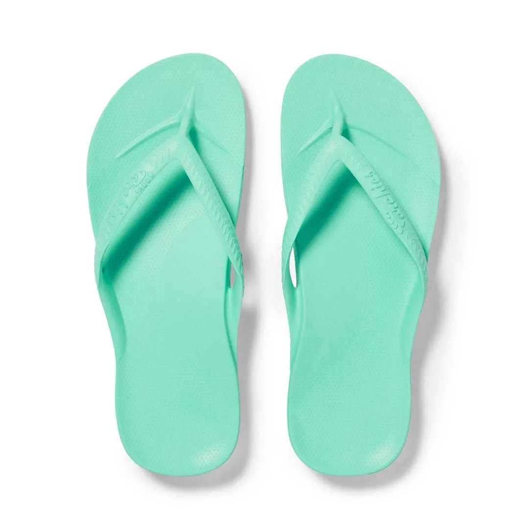 Kids – Arch Support Flip Flops – Mint