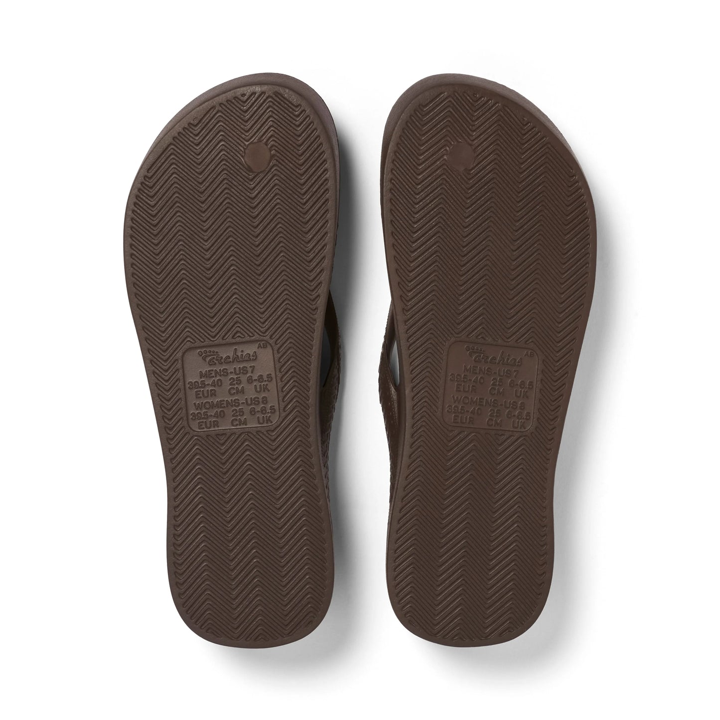 Arch Support Flip Flops – Classic – Brown