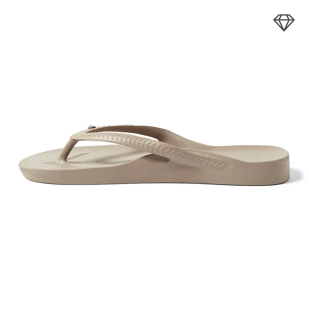 Arch Support Flip Flops – Classic – Crystal Taupe