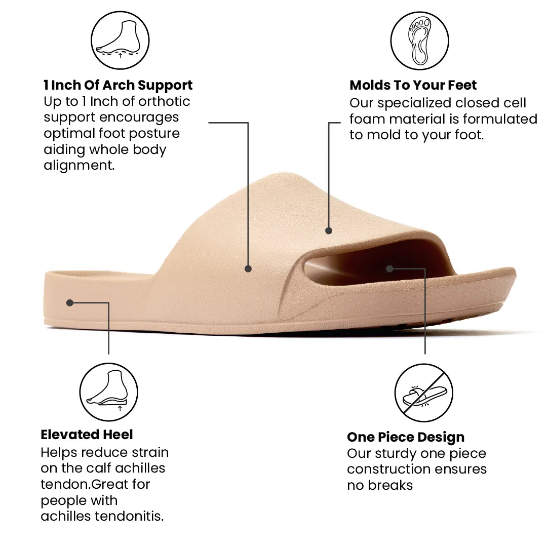 Arch Support Slides – Classic – Tan
